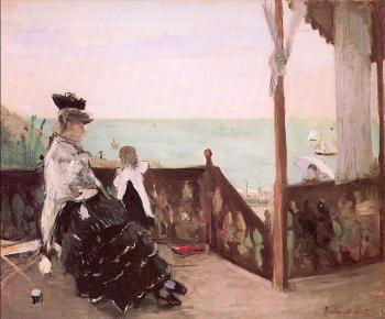 Berthe Morisot : In a Villa at the Seaside